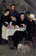 Pierre Auguste Renoir At the Inn of Mother Anthony oil on canvas
